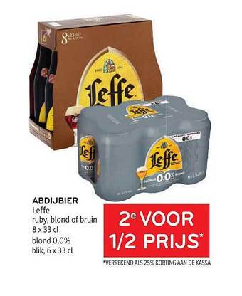 Alvo Abdijbier Leffe aanbieding