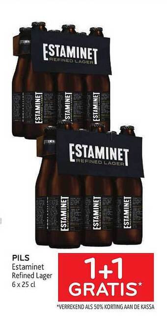 Alvo Pils Estaminet Refined Lager aanbieding