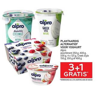 Alvo Plantaardig Alternatief Voor Yoghurt aanbieding