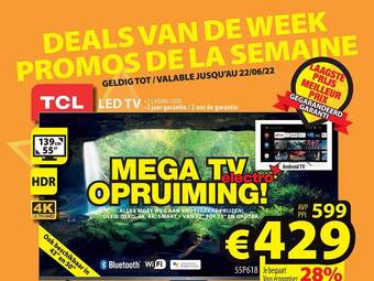 ElectroStock Tcl Led Tv aanbieding