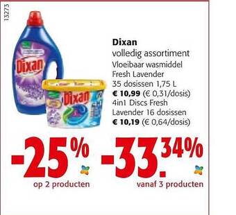 Colruyt Dixan Vloeibaar Wasmiddel aanbieding