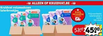 Kruidvat Luierbroekje 5 junior aanbieding