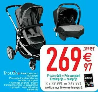 Pack 3 en - in 1 horizon
