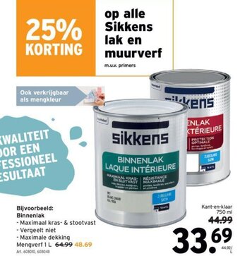 GAMMA Sikkens Binnenlak aanbieding