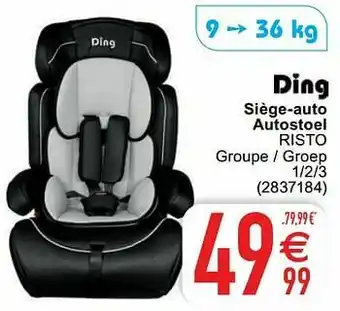 Cora Siège-auto autostoel risto aanbieding