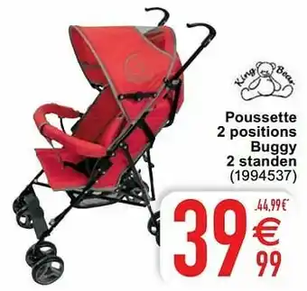 Cora Poussette 2 positions buggy 2 standen aanbieding