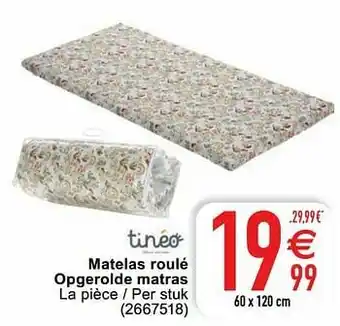 Cora Matelas roulé opgerolde matras aanbieding