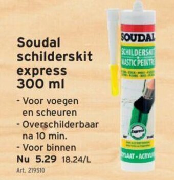 GAMMA Soudal Schilderskit Express 300ml aanbieding