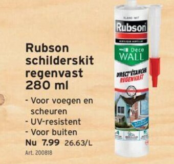 Rubson Schilderskit Regenvast 280ml
