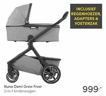 Baby & Tiener Nuna demi grow frost 2-in-1 kinderwagen aanbieding