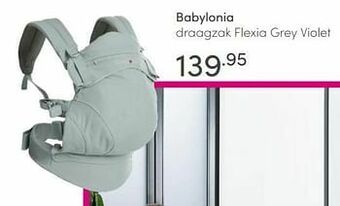 Baby & Tiener Babylonia draagzak flexia grey violet aanbieding