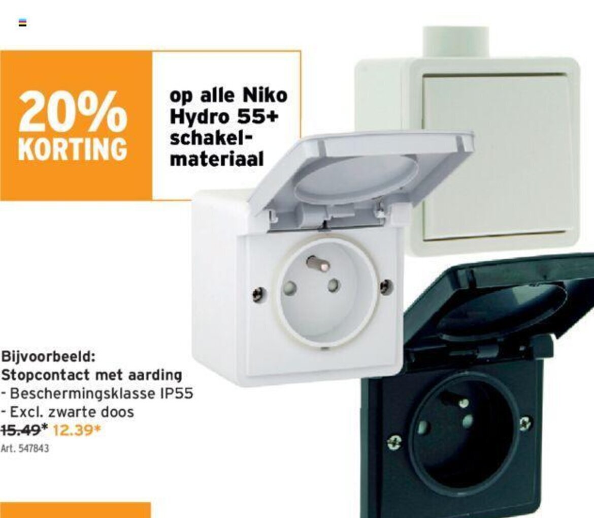 Dubbel stopcontact | Korting tot 53