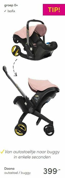 Baby & Tiener Doona autostoel - buggy aanbieding