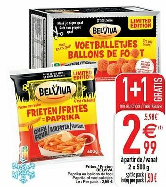Cora Frites - frieten belviva aanbieding