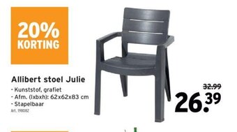 GAMMA Allibert Stoel Julie aanbieding