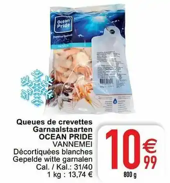 Cora Queues de crevettes garnaalstaarten ocean pride vannemei aanbieding