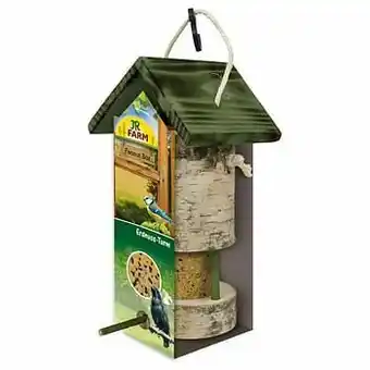 Zooplus JR Garden Peanut Bar pindatoren incl. navulling voor wilde vogels aanbieding