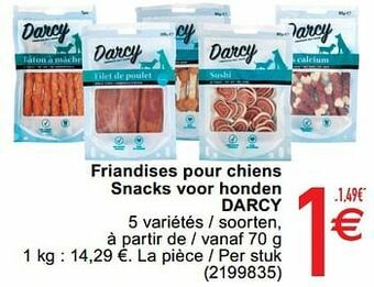 Cora Friandises pour chiens snacks voor honden darcy aanbieding