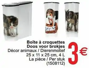 Cora Boîte à croquettes doos voor brokjes aanbieding