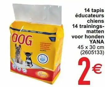 Cora 14 tapis éducateurs chiens 14 trainingsmatten voor honden yana aanbieding