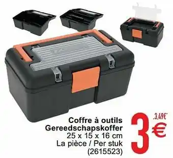 Coffre à outils gereedschapskoffer