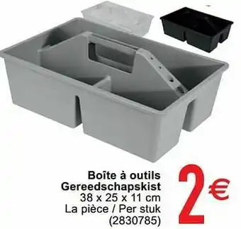 Cora Boîte à outils gereedschapskist aanbieding