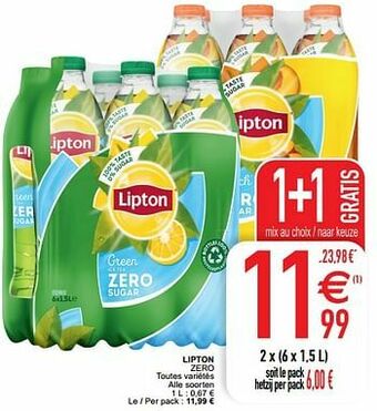 Cora Lipton zero aanbieding
