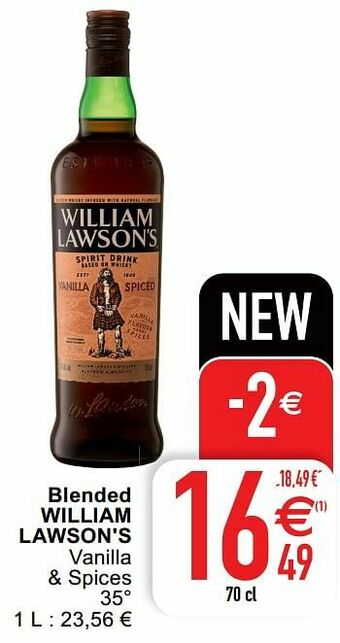 Cora Blended william lawson`s aanbieding