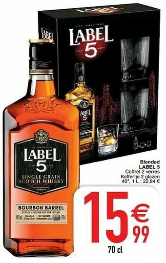 Cora Blended label 5 aanbieding