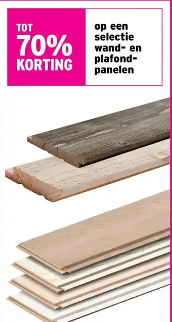 GAMMA Wand en Plafond Panelen aanbieding