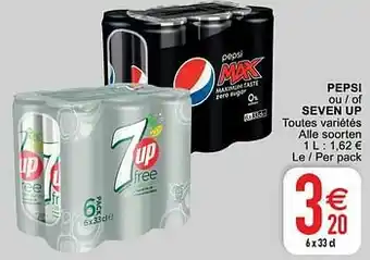 Pepsi ou - of seven up