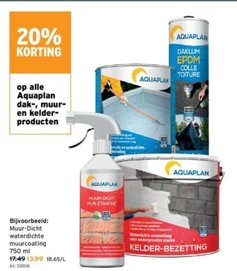 GAMMA Aquaplan Dak-,Muur- en Kelder Producten aanbieding