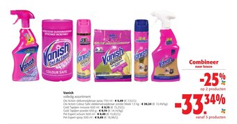 Colruyt Vanish volledig assortiment aanbieding