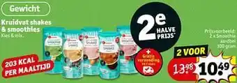 Kruidvat Smoothie aardbei aanbieding