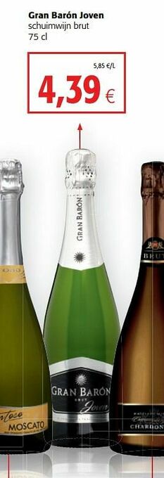 Colruyt Gran barón joven schuimwijn brut aanbieding