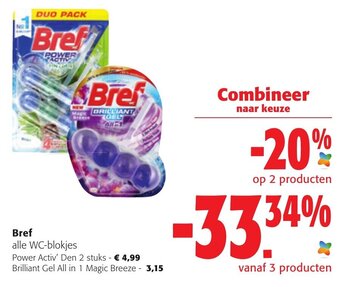 Colruyt Bref alle WC-blokjes aanbieding