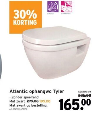 GAMMA Atlantic Ophangwc Tyler aanbieding