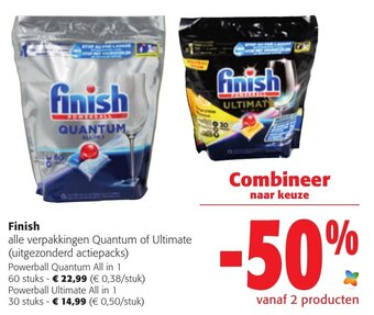 Colruyt Finish aanbieding