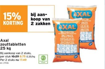 GAMMA Axal Zouttabletten aanbieding