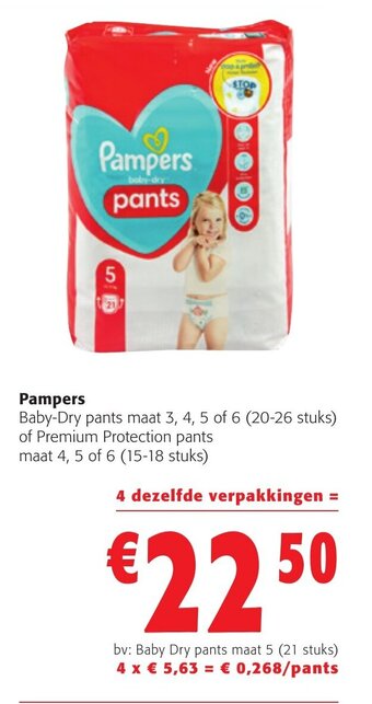 Colruyt Pampers aanbieding
