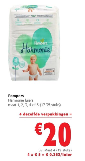 Colruyt Pampers aanbieding
