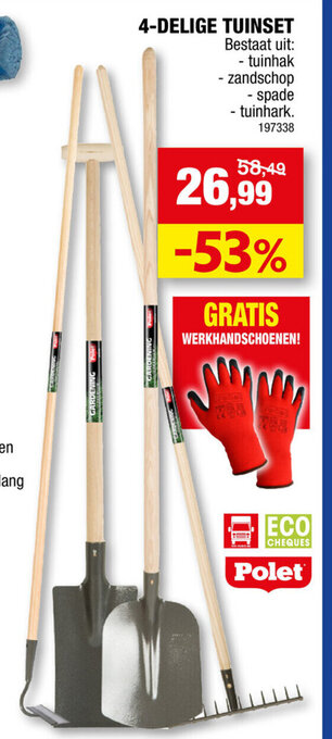 Hubo 4-Delige Tuinset aanbieding