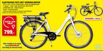 Hubo Elektrische Fiets Met Voorwielmotor aanbieding
