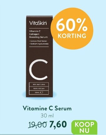 Holland & Barrett VitaSkin Vitamine C Serum 30 ml aanbieding