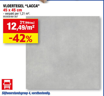Hubo Vloertegel Lacca 45 x 45 cm aanbieding