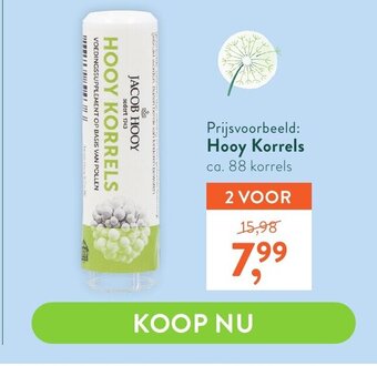 Holland & Barrett Jacob Hooy Hooy Korrels aanbieding