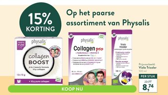 Holland & Barrett Physalis Viola Tricolor 100 ml aanbieding