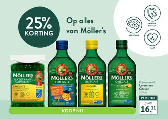 Moller's Levertraan Citroen 250 ml