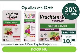 Ortis Vruchten & Vezels Regular Blokjes