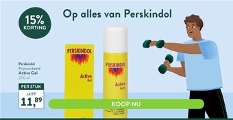 Holland & Barrett Perskindol Active Gel 200 ml aanbieding